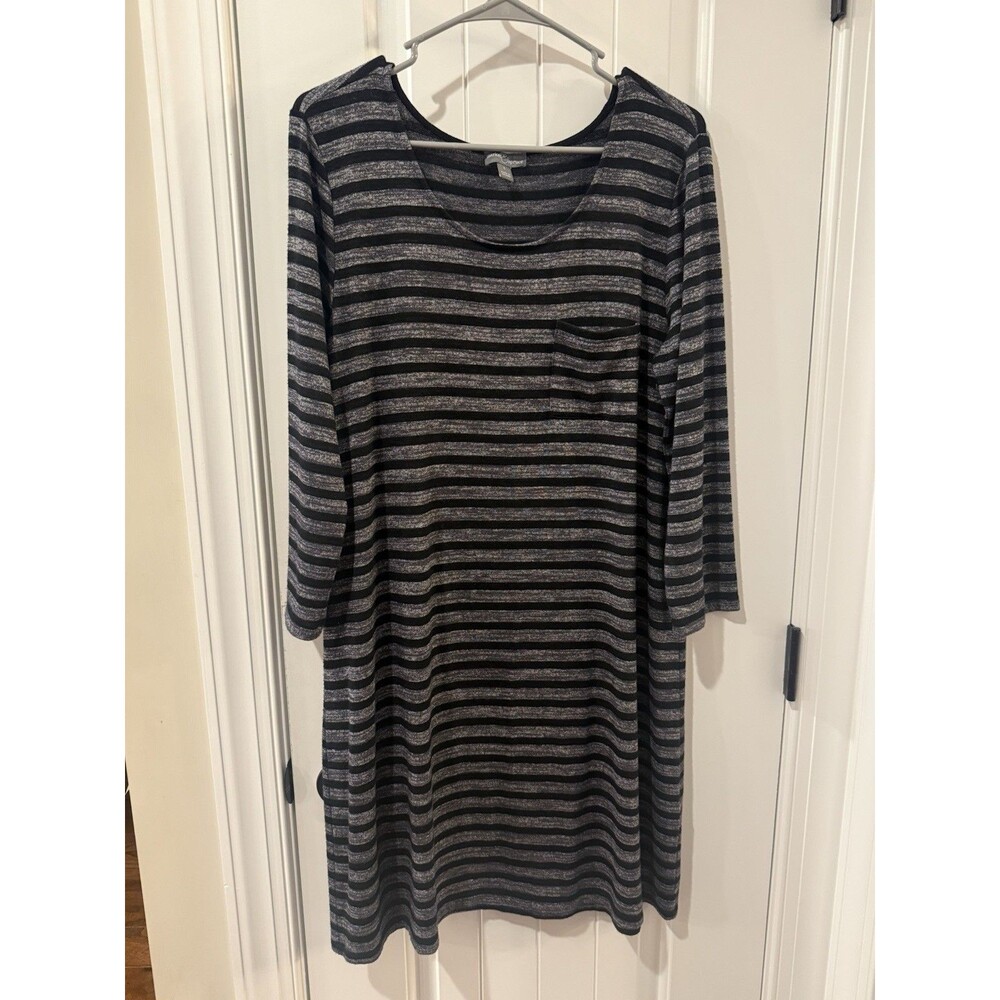 Market And Spruce Black And Gray Dress Large